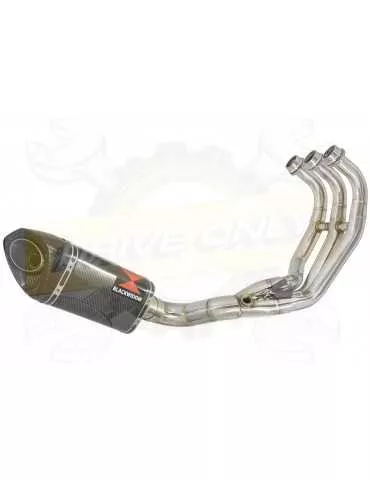 XSR 900 Passage Bas Décatalyseur Ligne complète & Silencieux Tri Ovale En Carbone 250mm