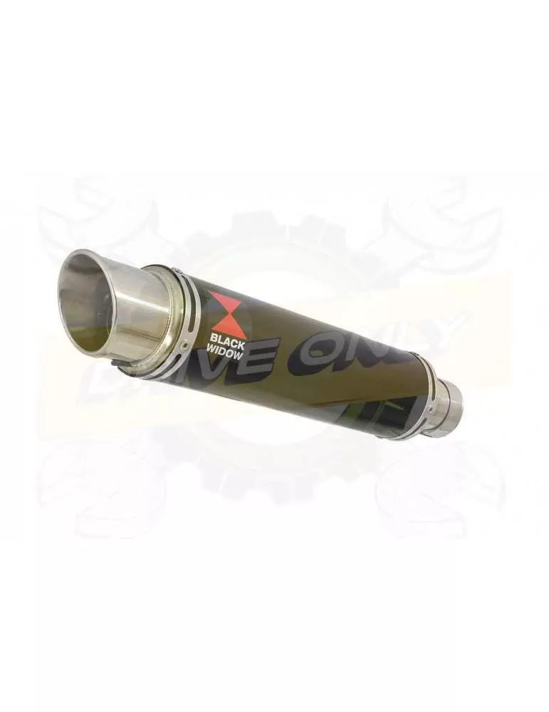 KTM RC 390 2011-2016 Silencieux Kit & Silencieux GP Style Noir En Inox 350mm