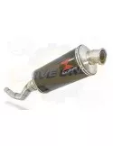 WR 125 R/X 2009/2018 Tube de raccord et Silencieux Ovale En Carbone 300mm