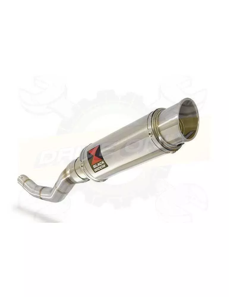 WR 125 R/X 2009/2018 Tube de raccord et Silencieux Rond GP Style En Inox 230mm