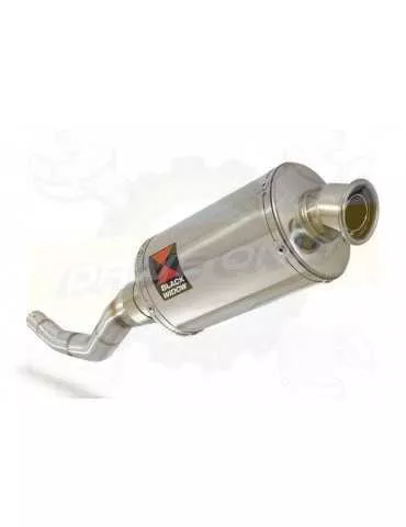 WR 125 R/X 2009/2018 Tube de raccord et Silencieux Ovale En Inox 230mm