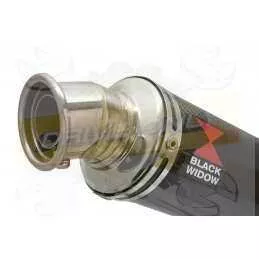 XJ6 Diversion F & N 2009-2015 Passage Haut Décatalyseur Ligne complète & Silencieux Rond En Carbone 350mm