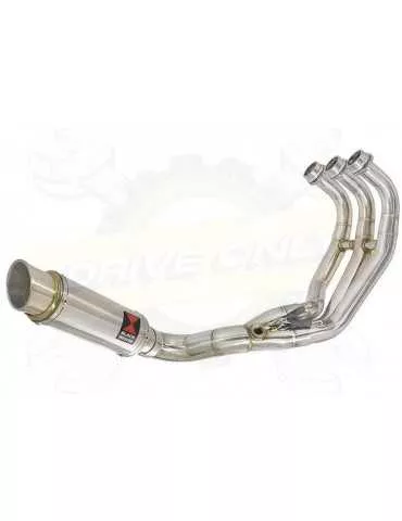 XSR 900 Passage Bas Décatalyseur Ligne complète & Silencieux Rond GP Style en Inox 230mm