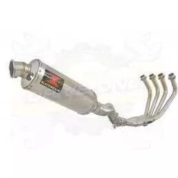 XJ6 Diversion F & N 2009-2015 Passage Haut Décatalyseur Ligne complète & Silencieux Rond En Inox 300mm