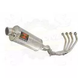 XJ6 Diversion F & N 2009-2015 Passage Haut Décatalyseur Ligne complète & Silencieux Ovale En Inox 300mm