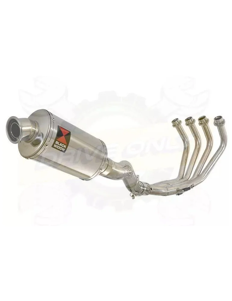 XJ6 Diversion F & N 2009-2015 Passage Haut Décatalyseur Ligne complète & Silencieux Ovale En Inox 230mm