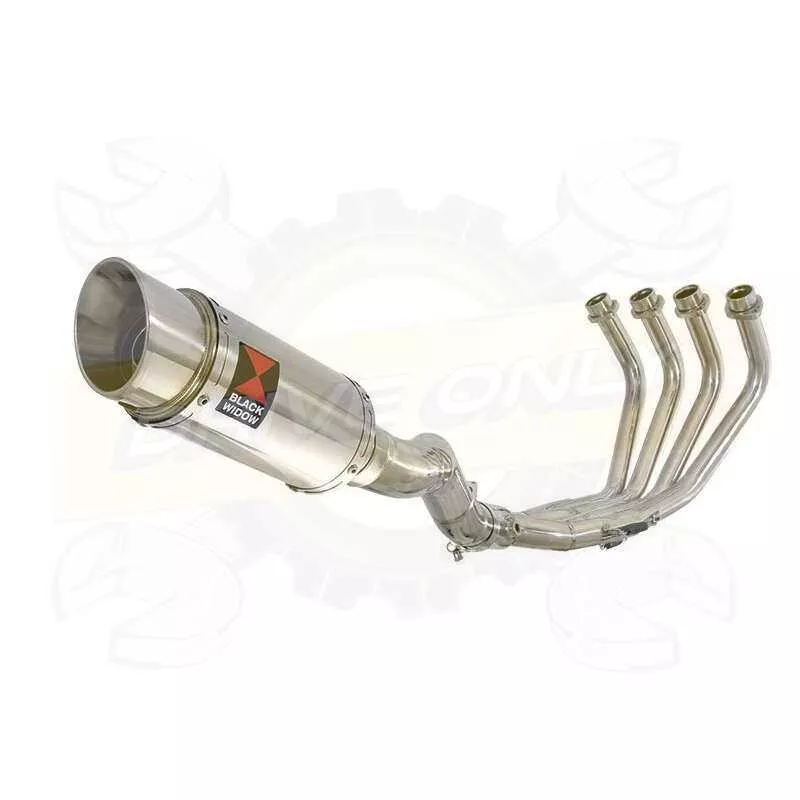 XJ6 Diversion F & N 2009-2015 Passage Haut Décatalyseur Ligne complète & Silencieux Rond En Inox 200mm