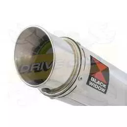 XJ6 Diversion F & N 2009-2015 Passage Haut Décatalyseur Ligne complète & Silencieux Rond En Inox 200mm