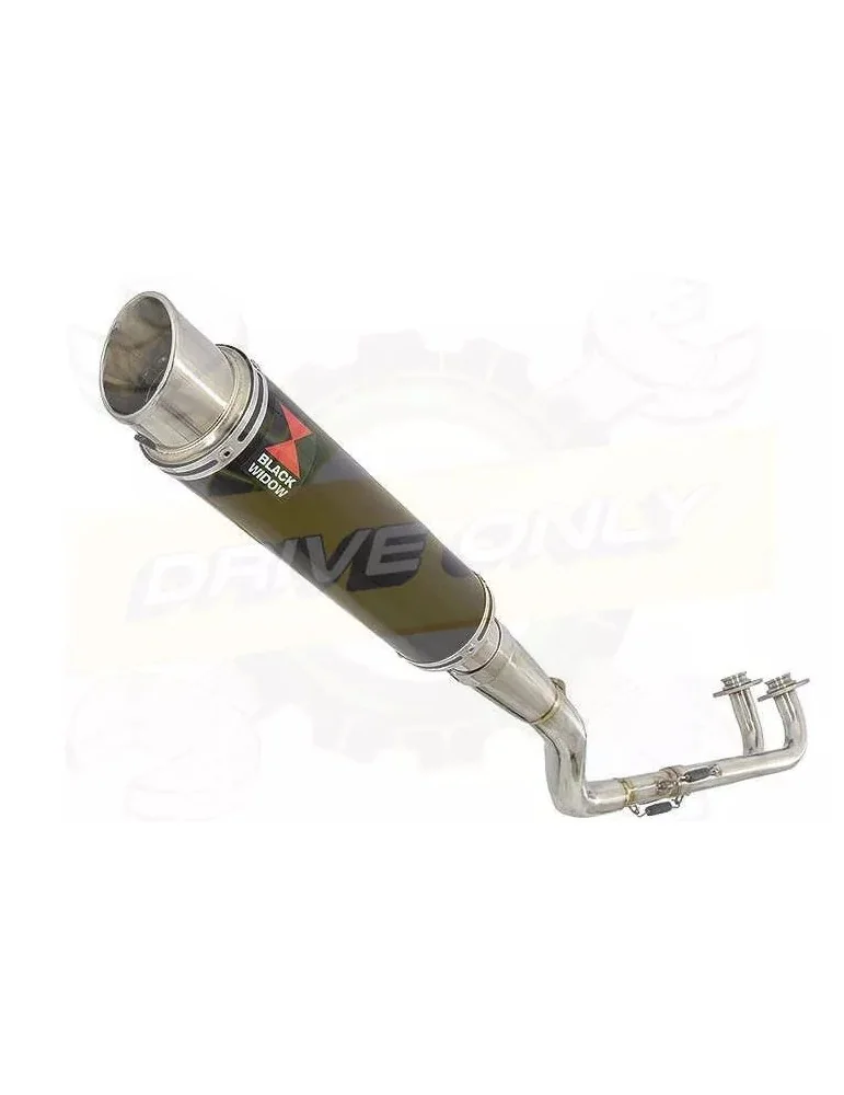 XP 530 TMAX 2012-2016 Ligne complète & Silencieux Rond GP Style Noir En Inox 350mm