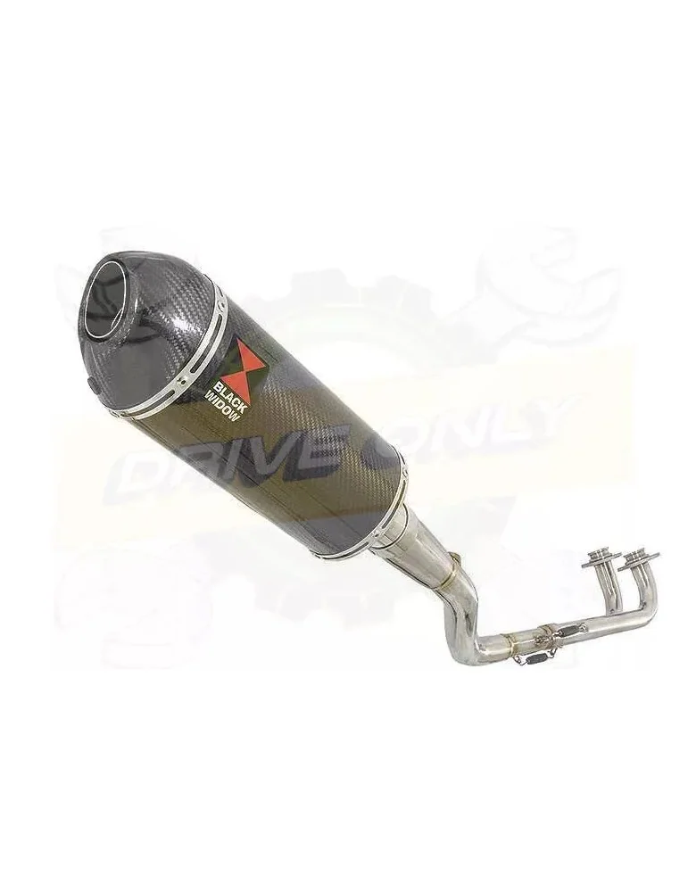 XP 530 TMAX 2012-2016 Ligne complète & Silencieux Ovale En Carbone 300mm