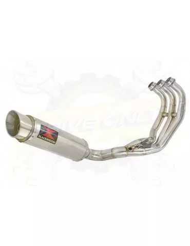 XSR 900 Passage Bas Décatalyseur Ligne complète & Silencieux Rond GP Style en Inox 360mm