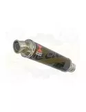 ZX10R ZX10-R E8F E9F E10F 08 09 10 Tube de raccord & Silencieux Rond Noir En Inox 350mm