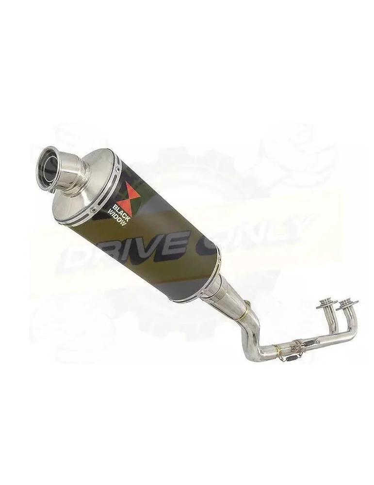 XP 530 TMAX 2012-2016 Ligne complète & Silencieux Ovale Noir En Inox 300mm