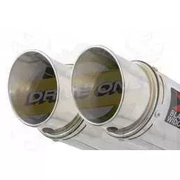 XT 660 XT660X XT660R 2004-2016 Kit Silencieux GP Style Rond En Inox 350mm