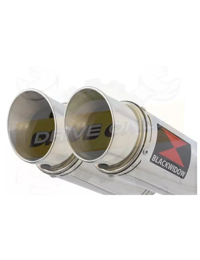 XT 660 XT660X XT660R 2004-2016 Kit Silencieux Rond En Inox 200mm