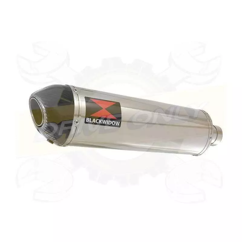 Vespa GTV 300 4T 4V ie 2009 - 2013 Ligne complète & Silencieux Ovale En Inox + Canule En Carbone 400mm