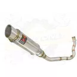 Vespa LX 125 IE (3V) Ligne complète & Silencieux Rond GP Style En Inox 230mm