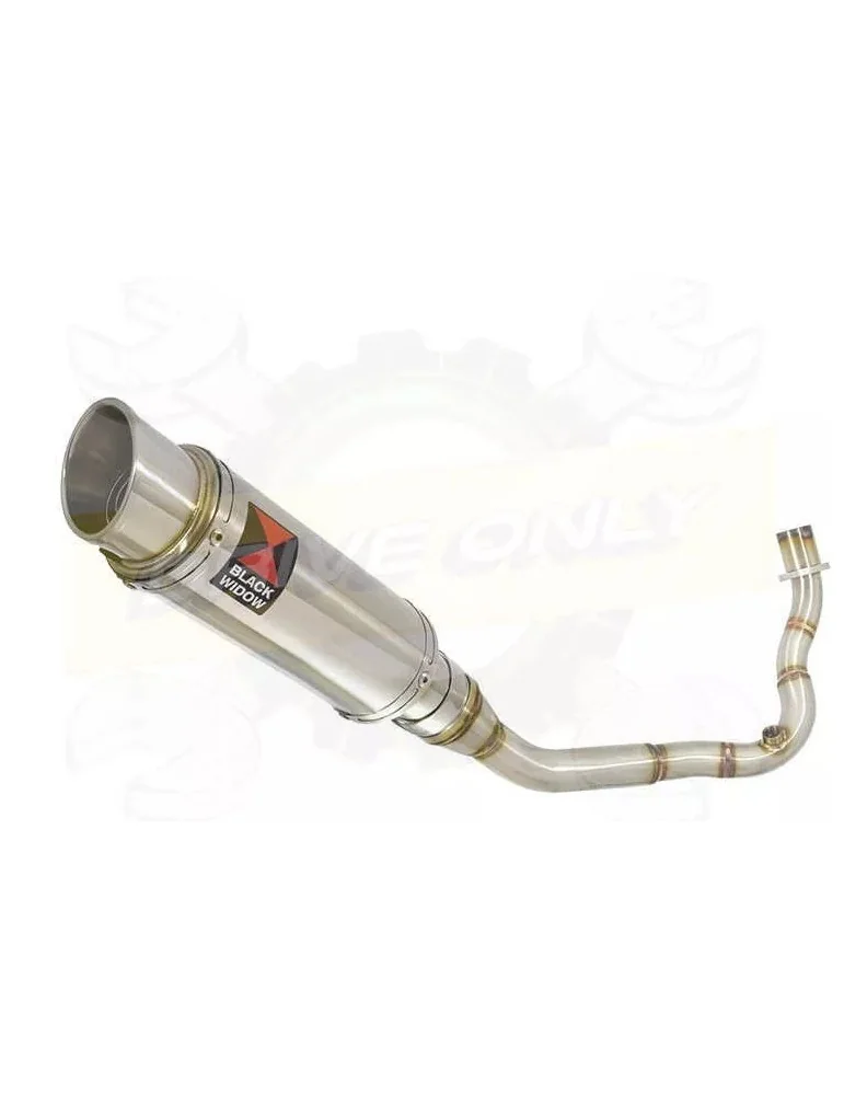 Vespa LX 125 IE (3V) Ligne complète & Silencieux Rond GP Style En Inox 230mm