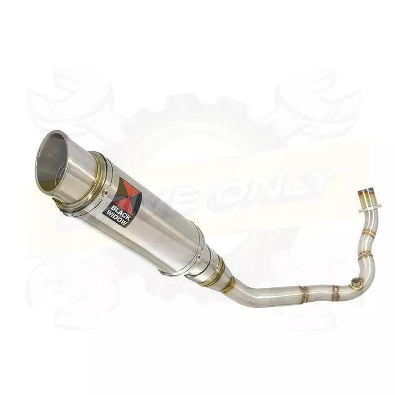 Vespa LX 125 IE (3V) Ligne complète & Silencieux Rond GP Style En Inox 230mm