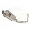 Vespa LX 125 IE (3V) Ligne complète & Silencieux Ovale En Inox 230mm