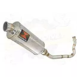 Vespa LX 150 IE (3V) Ligne complète & Silencieux Ovale En Inox 300mm