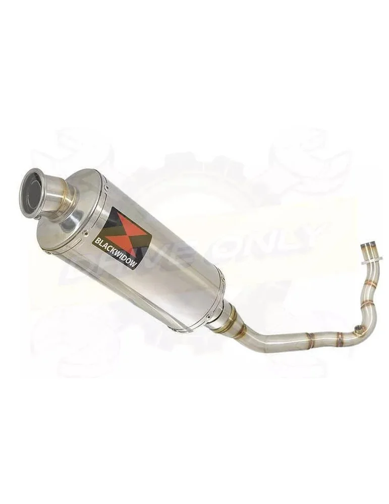 Vespa LX 150 IE (3V) Ligne complète & Silencieux Ovale En Inox 300mm
