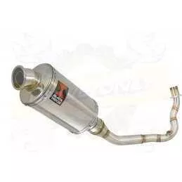Vespa LX 150 IE (3V) Ligne complète & Silencieux Ovale En Inox 230mm