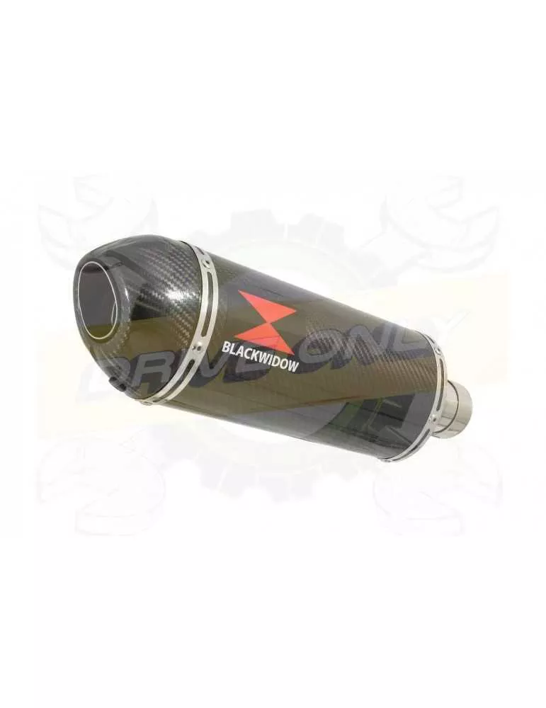 Sym XS 125-K Ligne complète + Silencieux Ovale En Carbone 300mm