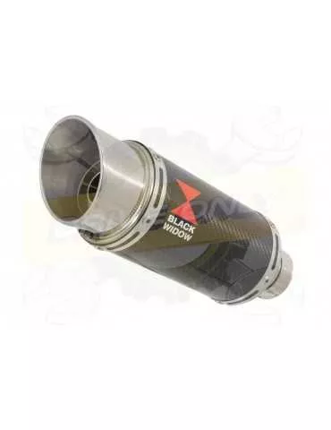 KTM 200 Duke 2011-2016 Decata Silencieux Kit & Silencieux Rond En Carbone 200mm