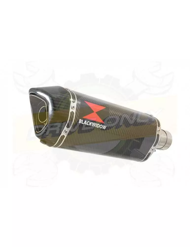 KTM RC 125 2011-2016 Decata Silencieux Kit & Silencieux Hexagonale En Carbone 300mm