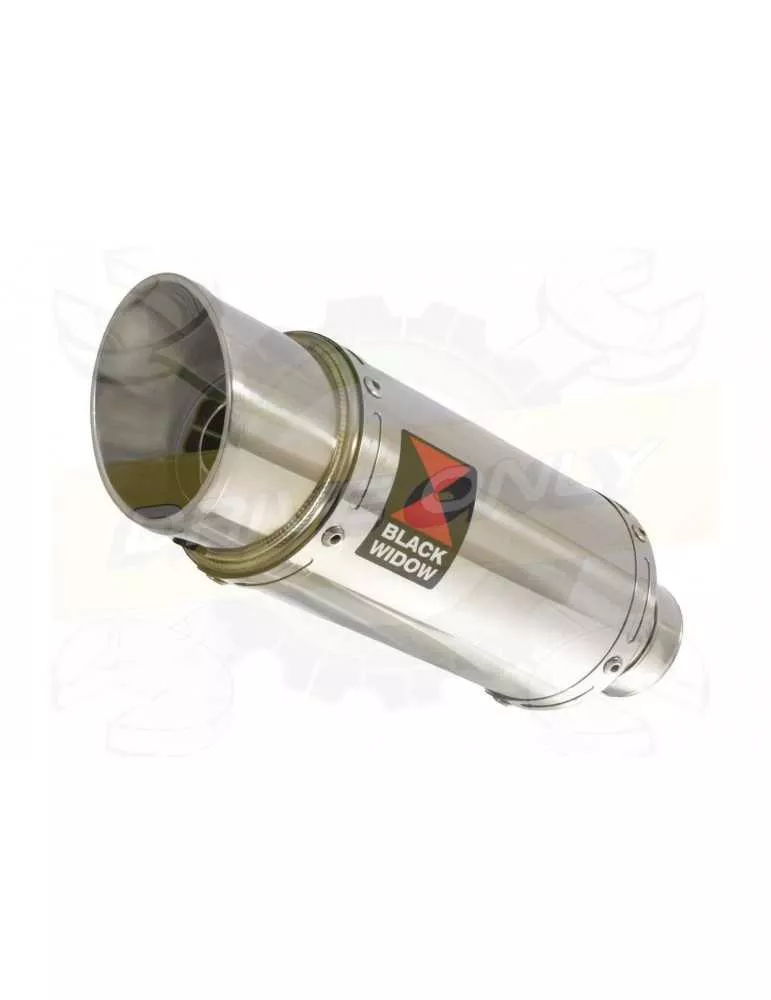 KTM RC 125 2011-2016 Decata Silencieux Kit & Silencieux Rond En Inox 200mm