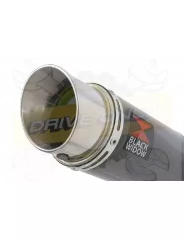 KTM RC 125 2011-2016 Decata Silencieux Kit & Silencieux Rond En Carbone 200mm