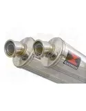 Twin 300mm Round Stainless Steel Slip On Silencers