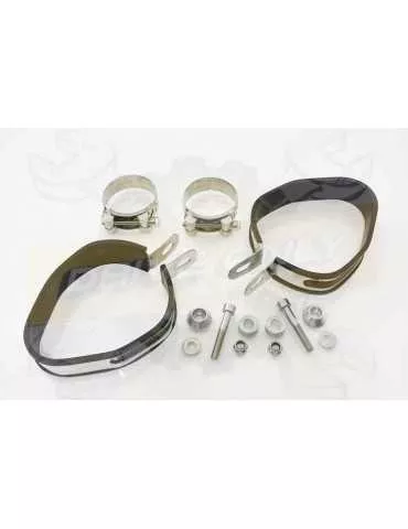 Twin 300mm Hexagonal Carbon Fibre Slip On Silencers with Carbon Fibre Tips