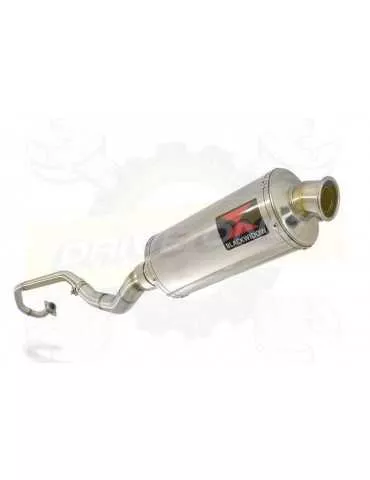 WR 125 R/X 2009/2018 Décatalyseur Ligne complète & Silencieux Ovale En Inox 300mm