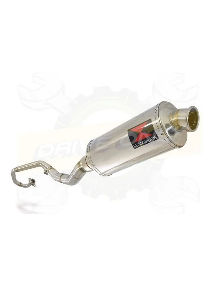WR 125 R/X 2009/2018 Décatalyseur Ligne complète & Silencieux Ovale En Inox 300mm