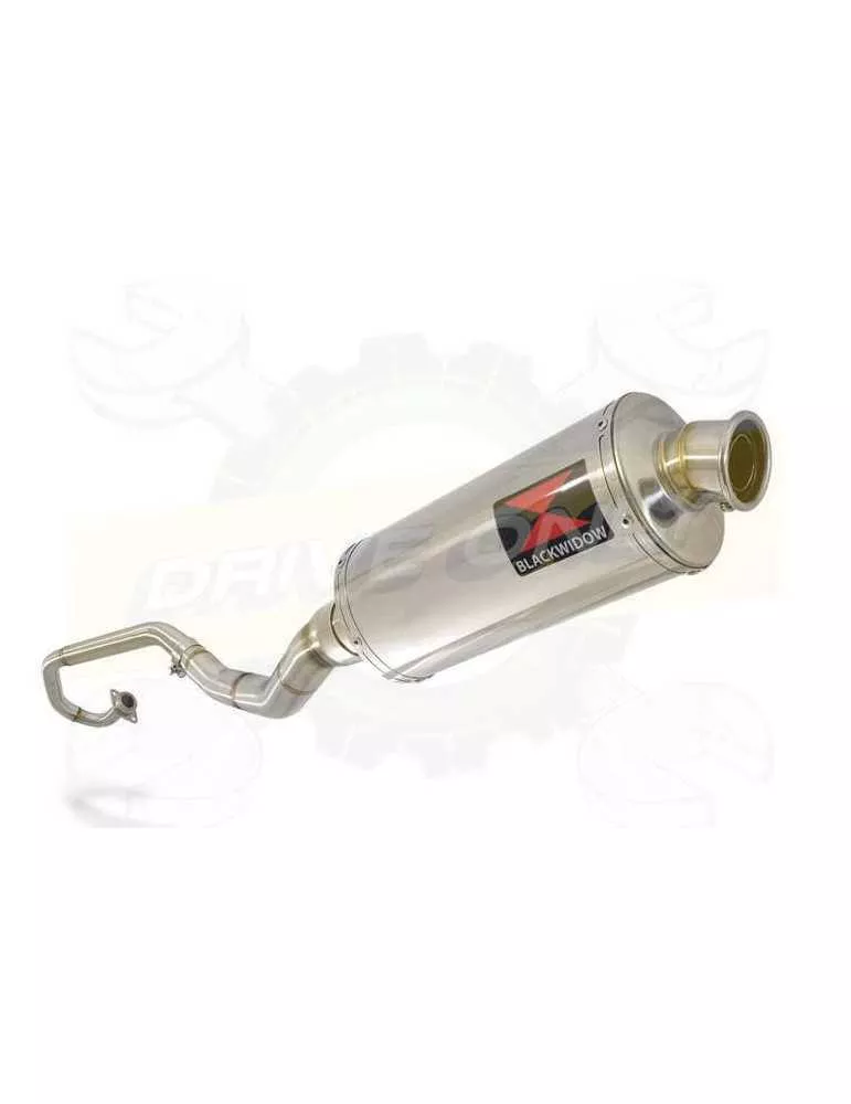 WR 125 R/X 2009/2018 Décatalyseur Ligne complète & Silencieux Ovale En Inox 300mm