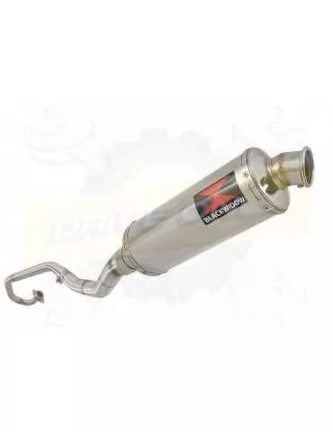 WR 125 R/X 2009/2018 Décatalyseur Ligne complète & Silencieux Rond En Inox 300 mm
