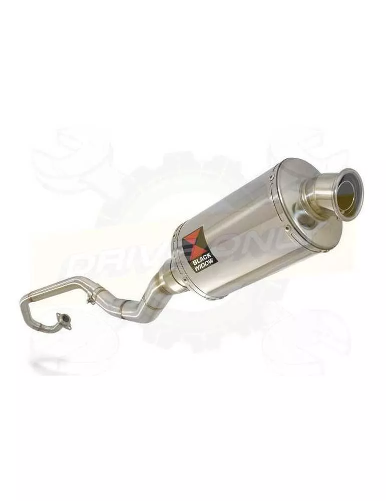 WR 125 R/X 2009/2018 Décatalyseur Ligne complètes & Ovale Silencieux En Inox 230mm