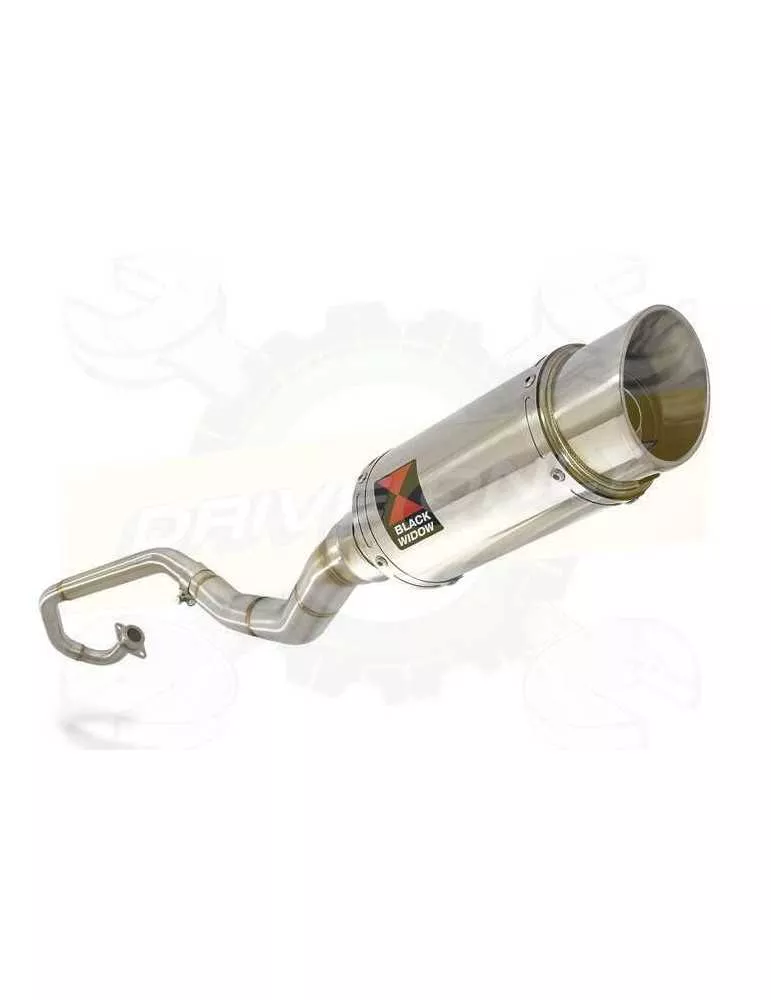 WR 125 R/X 2009/2018 Décatalyseur Ligne complètes & Rond Silencieux En Inox 200mm