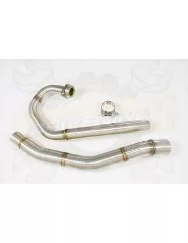 WR 125 R/X 2009/2018 Décatalyseur Ligne complète (Front Pipes) & Tube de raccord - pas de Silencieux