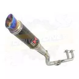 XP 530 TMAX 2012-2016 Ligne complète & Silencieux Rond GP En Carbone + Canule En Inox Anodisé 230mm