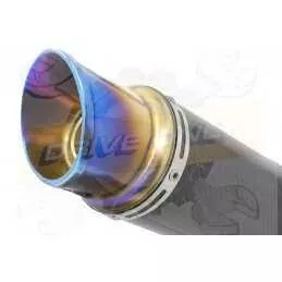 XP 530 TMAX 2012-2016 Ligne complète & Silencieux Rond GP En Carbone + Canule En Inox Anodisé 230mm