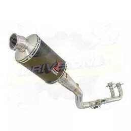 XP 530 TMAX 2012-2016 Ligne complète & Silencieux Ovale Noir En Inox 230mm