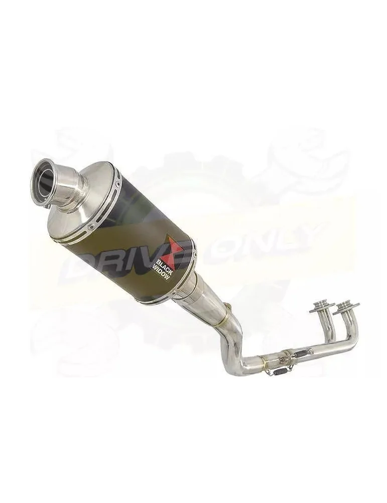 XP 530 TMAX 2012-2016 Ligne complète & Silencieux Ovale Noir En Inox 230mm