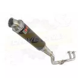 XP 530 TMAX 2012-2016 Ligne complète & Silencieux Rond Noir En Inox 350mm