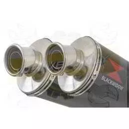 XT 660 XT660X XT660R 2004-2016 Kit Silencieux Ovale En Carbone 400mm