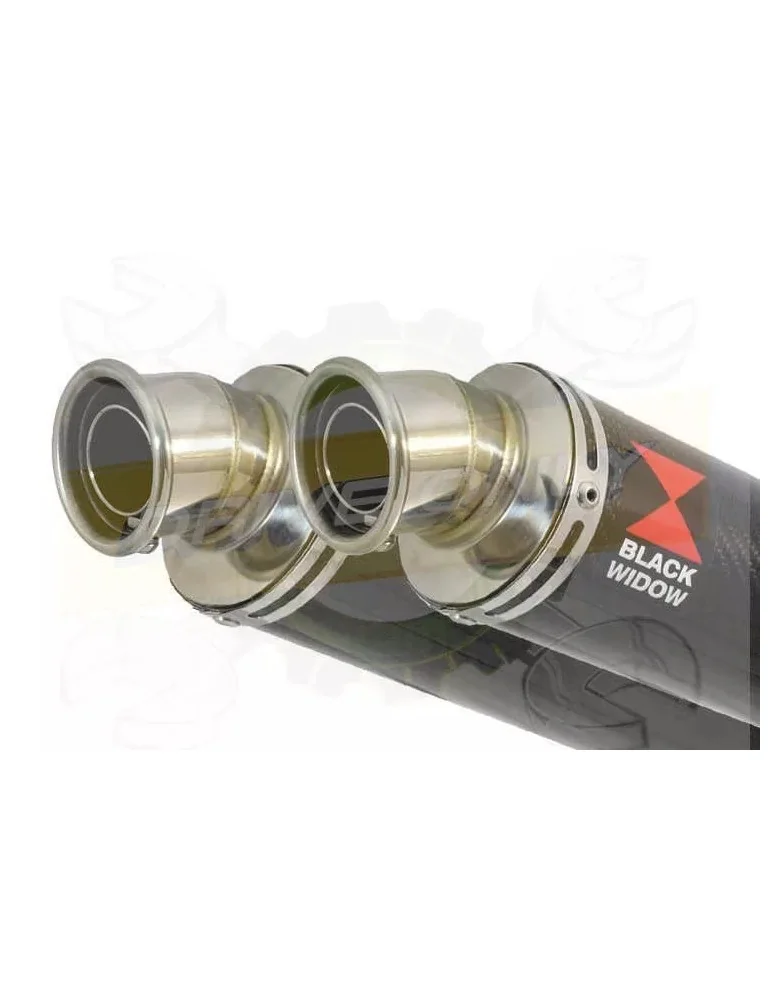 XT 660 XT660X XT660R 2004-2016 Kit Silencieux Rond En Carbone 350mm