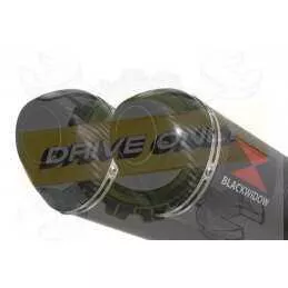 XT 660 XT660X XT660R 2004-2016 Kit Silencieux Ovale En Carbone & Canule en Carbone 300mm