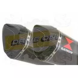XT 660 XT660X XT660R 2004-2016 Kit Silencieux Hexagonale En Carbone 300mm
